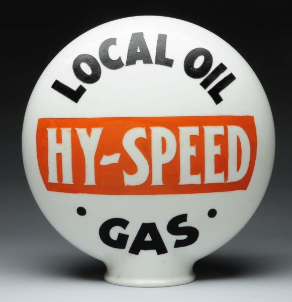 HY-SPEED GAS OPE MILKGLASS GLOBE BODY.            