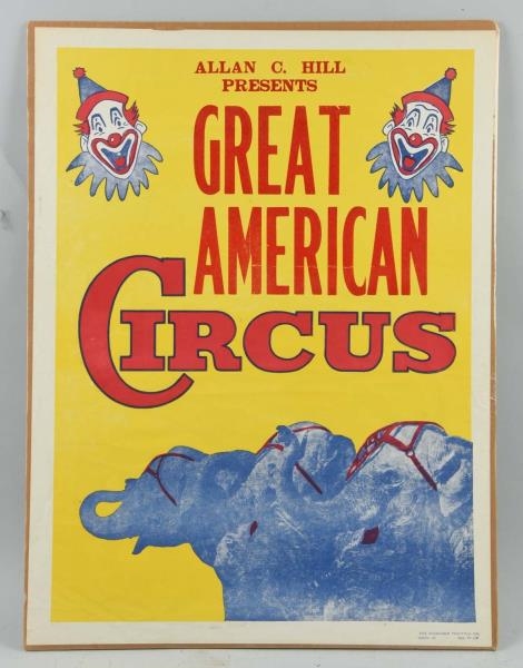 LOT OF 4: CIRCUS POSTERS.                         