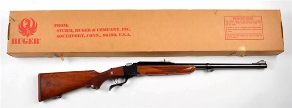 (M) MIB RUGER NO. 1 AFRICAN SINGLE SHOT RIFLE.    