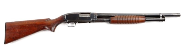 (C) DALLAS P.D. WINCHESTER MODEL 12 RIOT GUN      