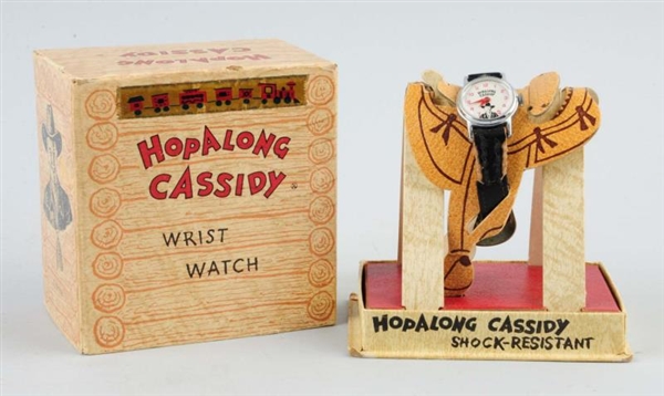 HOPALONG CASSIDY WRIST WATCH IN BOX.              