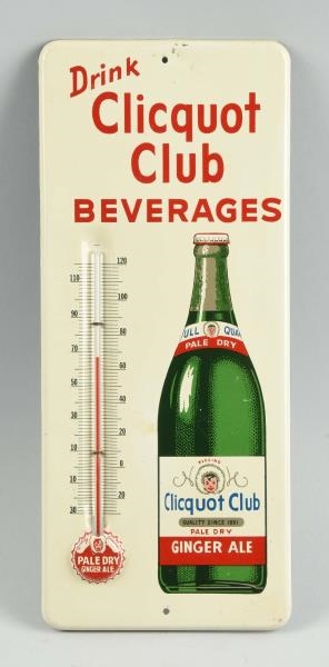 CLICQUOT CLUB ADVERTISING THERMOMETER.            