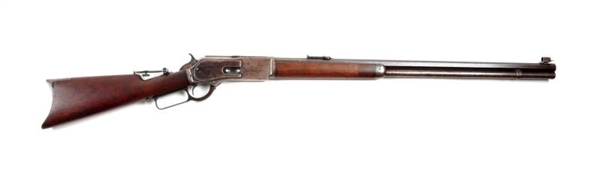 (A) FINE WINCHESTER MODEL 1876 LEVER ACTION RIFLE 