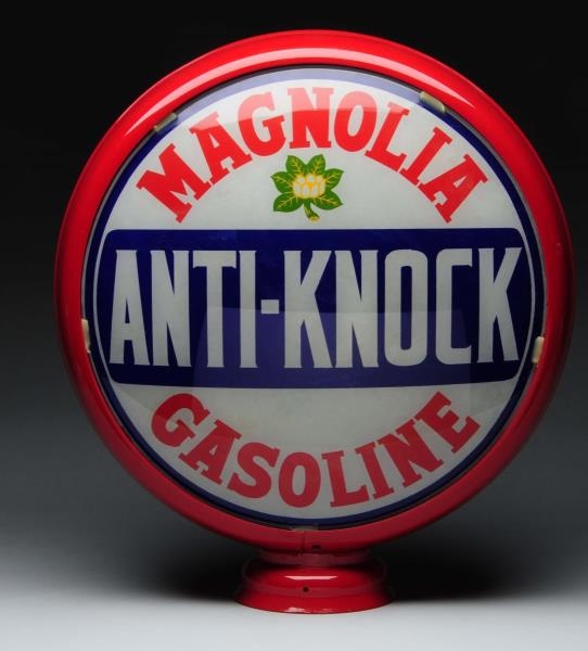MAGNOLIA ANTI-KNOCK GASOLINE 16-1/2" LENSES.      