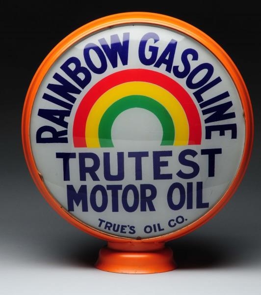 RAINBOW GASOLINE TRU-TEST MOTOR OIL 15" LENSES.   