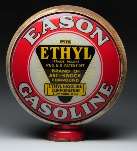 EASON GASOLINE WITH ETHYL LOGO 15" LENSES.        