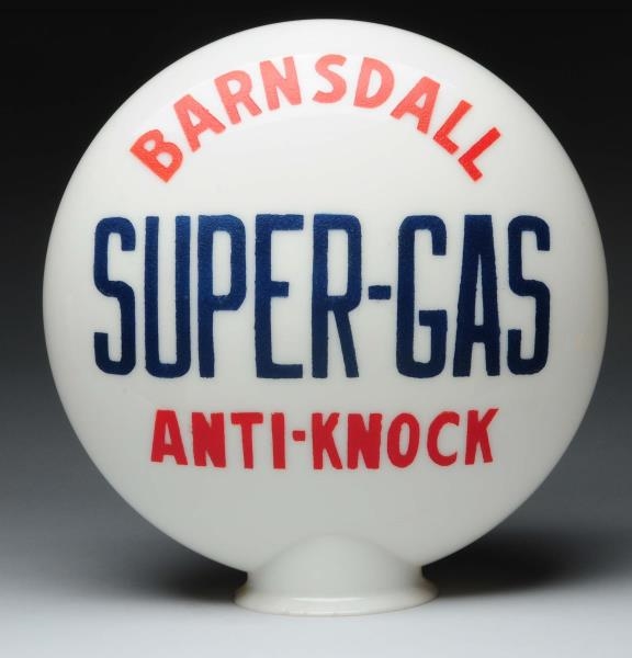 BARNSDALL SUPER-GAS OPE MILKGLASS GLOBE BODY.     