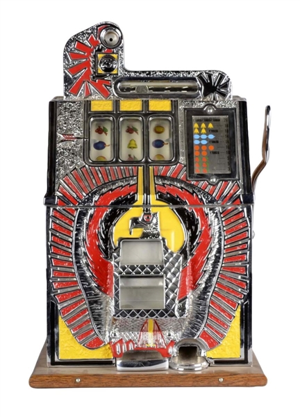 25¢ MILLS WAR EAGLE SLOT MACHINE                  