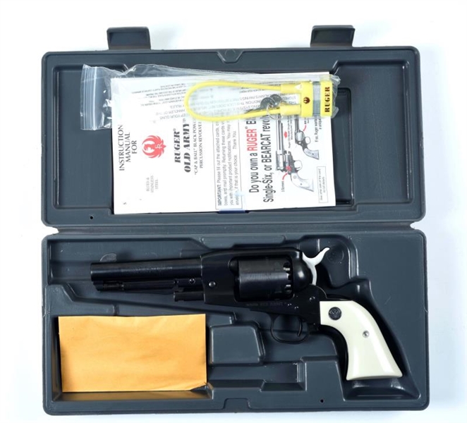 (A) BOXED RUGER OLD ARMY PERCUSSION REVOLVER      