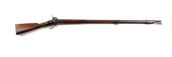 (A) US MODEL 1842 PERCUSSION MUSKET.              