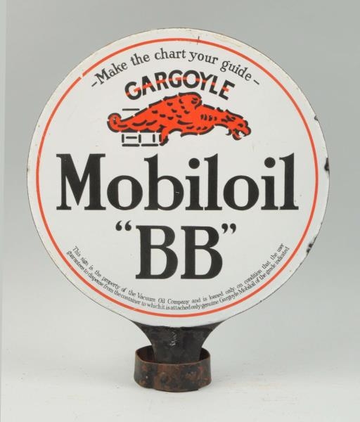 MOBILOIL "BB" WITH GARGOYLE SIGN.                 