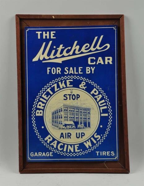 THE MITCHELL CAR FOR SALE BY BRIETZKE & PAUL SIGN.