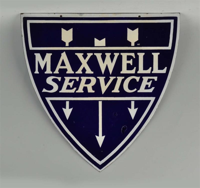 MAXWELL SERVICE WITH ARROW LOGO SIGN.             
