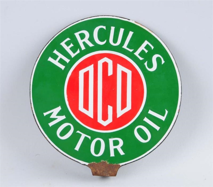 HERCULES MOTOR OIL "OCO" SIGN.                    