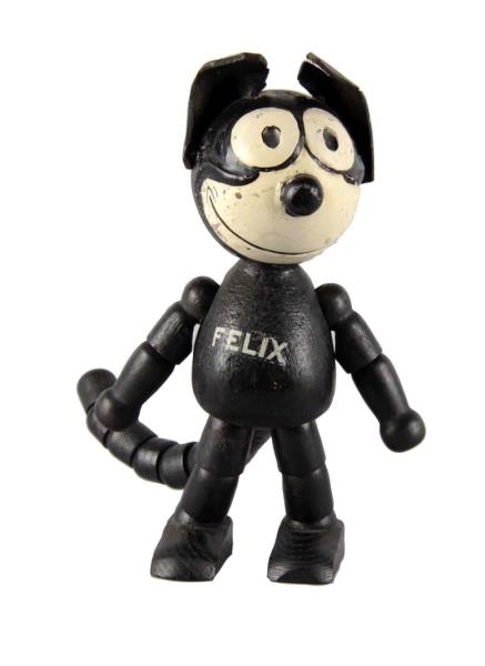 FELIX THE CAT WOODEN JOINTED DOLL                 