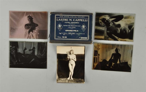 LOT OF 14 EROTICA GLAM SLIDES OF NUDE WOMEN.      