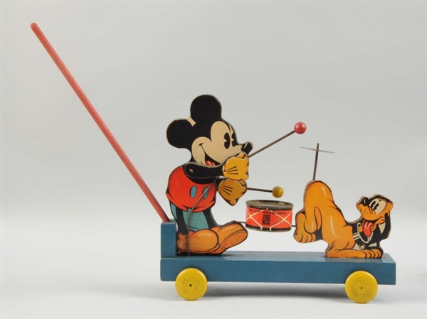 FISHER PRICE PAPER ON WOOD DISNEY MICKEY BAND.    
