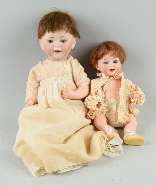 LOT OF 2: ANTIQUE GERMAN CHARACTER BABIES.        