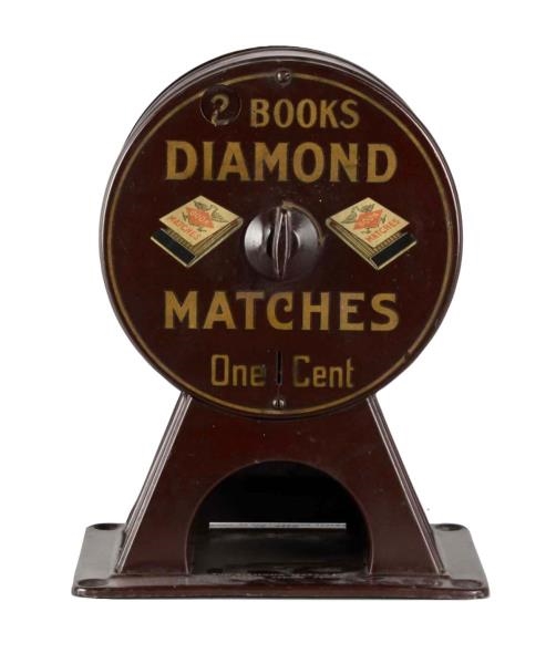 1¢ DIAMOND MATCH CO. MATCHBOOK VENDING MACHINE    