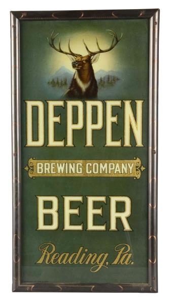 DEPPEN BREWING COMPANY BEER  ADVERTISING SIGN     