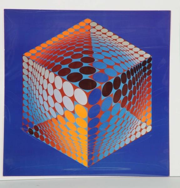 SCREEN PRINT BY VICTOR VASARELY.                  