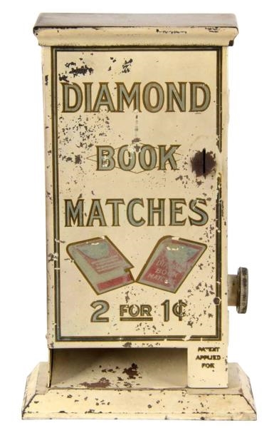 1¢ DIAMOND MATCH BOOK VENDING MACHINE             