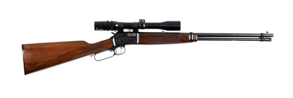 (M) BROWNING BLR DELUXE LEVER ACTION RIFLE.       