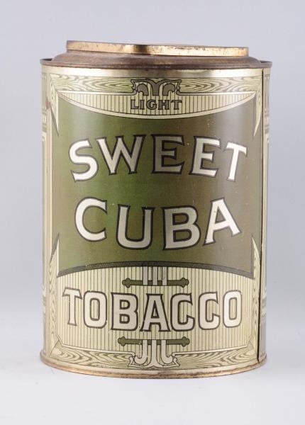 SWEET CUBA TOBACCO CANISTER.                      