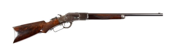 (A) WINCHESTER MODEL 1873 DELUXE SHORT RIFLE.     