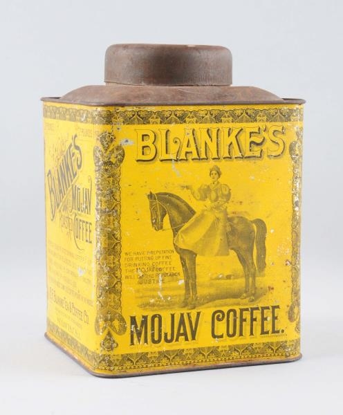 BLANKES ROASTED COFFEE TIN.                      
