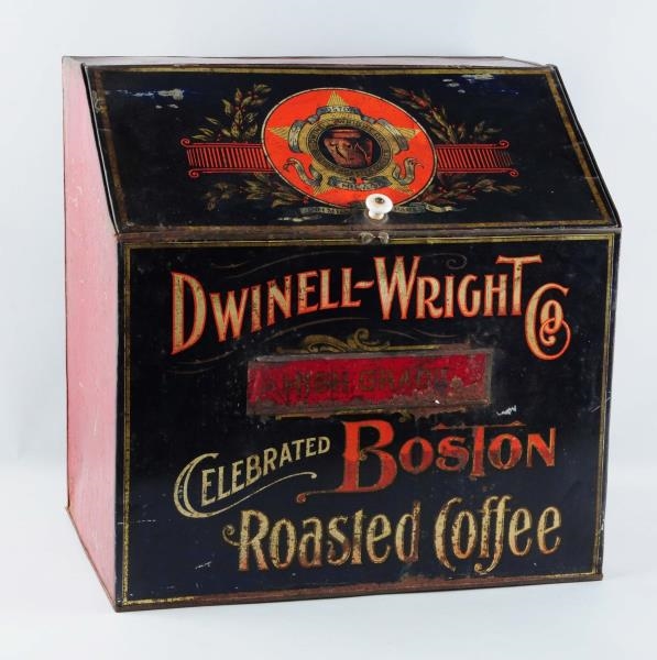 DWINELL - WRIGHT BOSTON ROASTED COFFEE CANISTER.  
