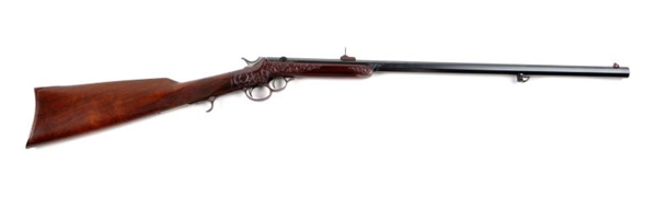 (A) ENGRAVED FRANK WESSON SINGLE SHOT RIFLE       