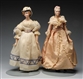 LOT OF 2: MARTHA THOMPSON DOLLS IN DOME.          