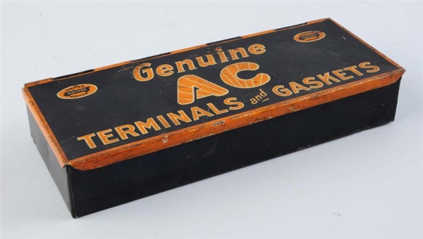 UNITED MOTORS AC GASKETS TIN CONTAINER.           