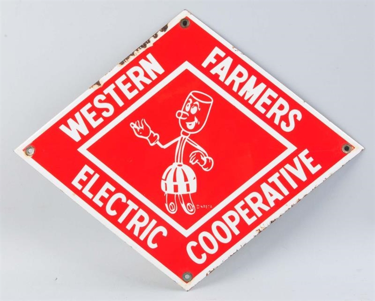 WESTERN FARMERS ELECTRIC COOPERATIVE SIGN.        