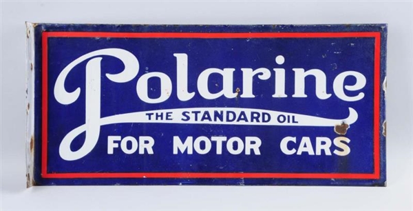 POLARINE "THE STANDARD OIL FOR MOTOR CARS" SIGN.  