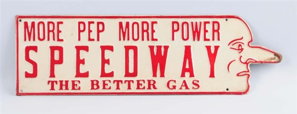 SPEEDWAY "THE BETTER GAS" SIGN.                   