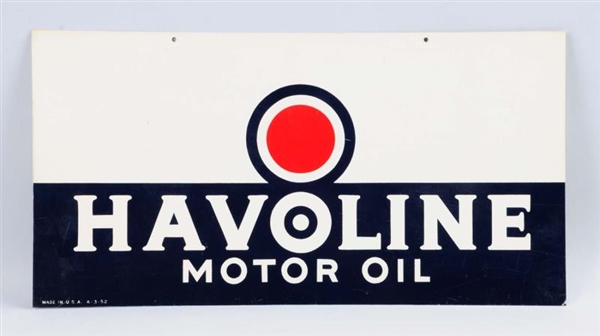 HAVOLINE MOTOR OIL WITH LOGO SIGN.                