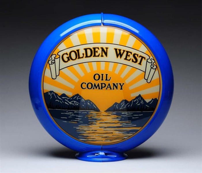 GOLDEN WEST OIL COMPANY 13-1/2" SINGLE LENS.      