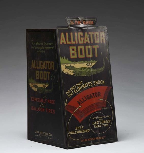 ALLIGATOR BOOT WITH GREAT GRAPHICS DISPLAY.       