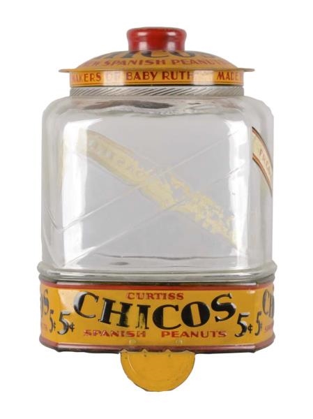 CHICOS SPANISH PEANUTS GLASS JAR                 