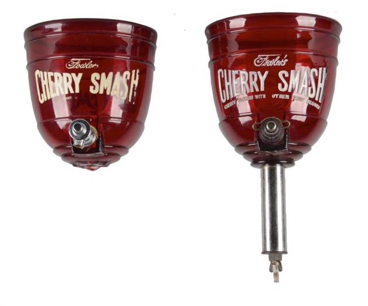LOT OF 2: CHERRY SMASH SYRUP DISPENSERS           
