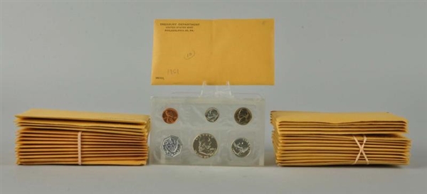 LOT OF 30: PROOF SETS FROM 1958, 1961, 1963.      