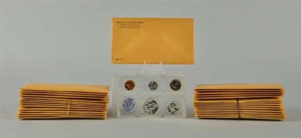 LOT OF 30: PROOF SETS FROM 1958, 1961, 1963.      