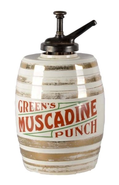 GREENS MUSCADINE PUNCH SYRUP DISPENSER           