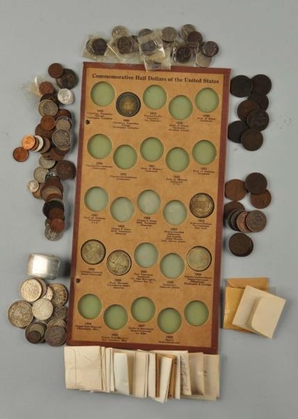 LARGE LOT OF MISCELLANEOUS COINS.                 
