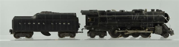 LOT OF 2: LIONEL NO. 726 AND TENDER.              