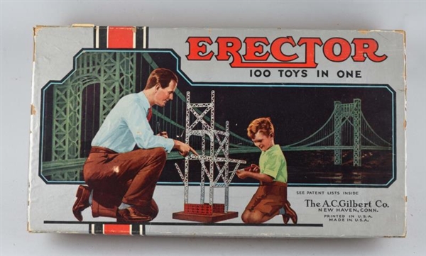 LOT OF 3: ERECTOR SETS IN BOXES.                  