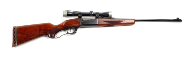 (C) SAVAGE MODEL 99 LEVER ACTION RIFLE.           