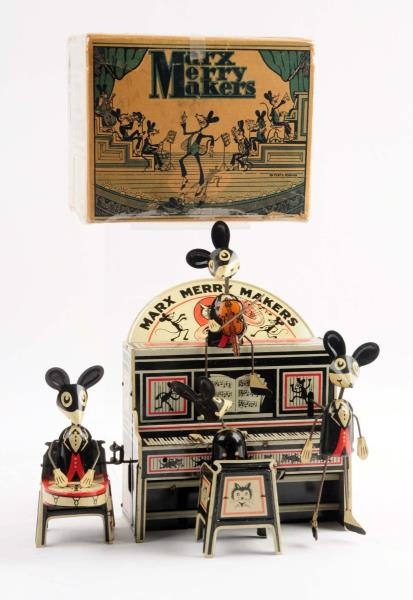 MARX TIN LITHO WIND-UP MERRY MAKERS BAND.         